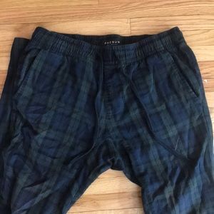 Pacsun Plaid Joggers Size: S